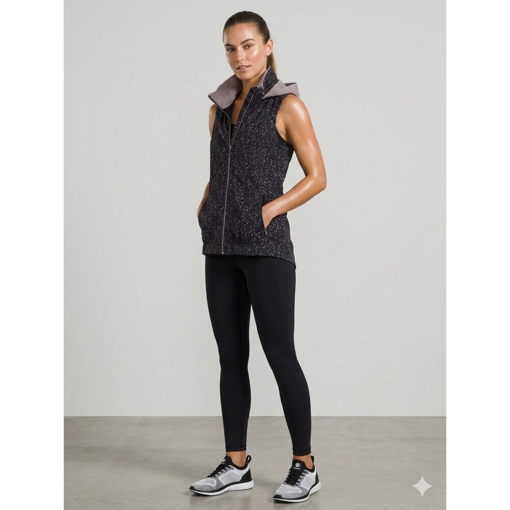 Lululemon Go The Distance Vest Speckled Reflective Running Athletic Gorpcore 4
